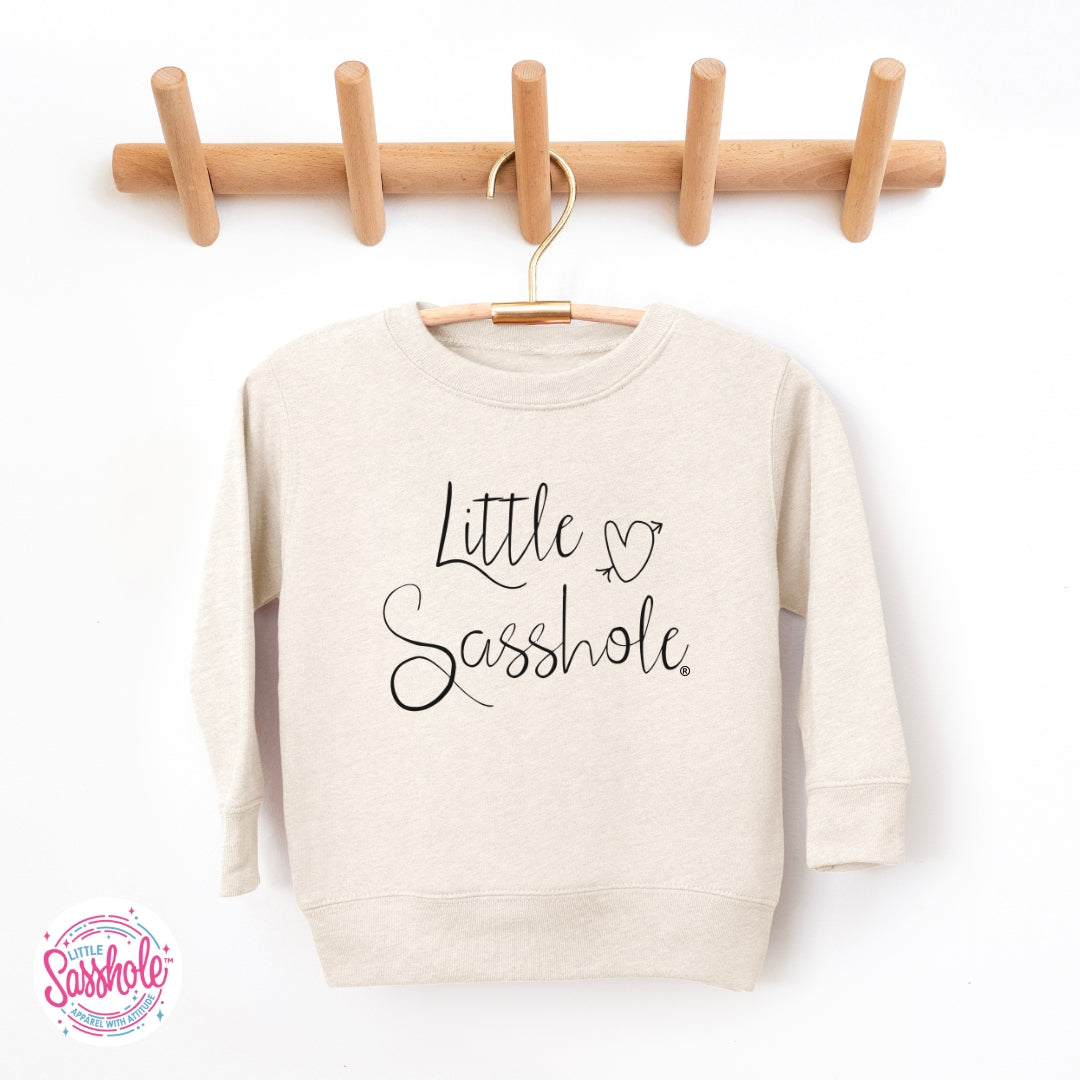Image of Little Sasshole™ Toddler Sweatshirt – Cute, Cozy & Full of Attitude