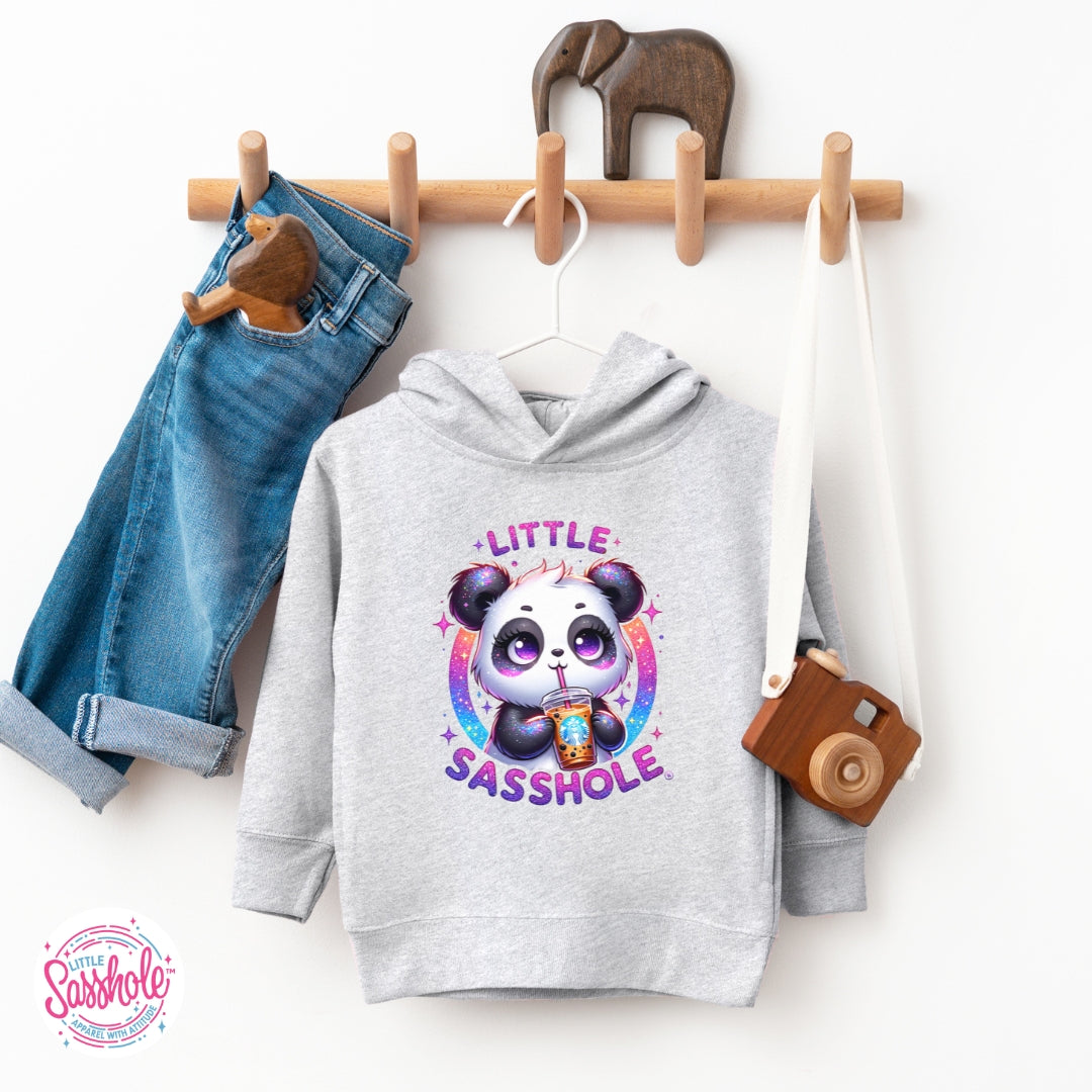 Little Sasshole™ Panda Toddler Hoodie – Cute Funny Kids Pullover