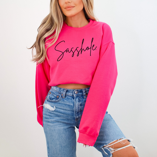 Sassitude in Style: Playful Women's Sasshole® Sweatshirts