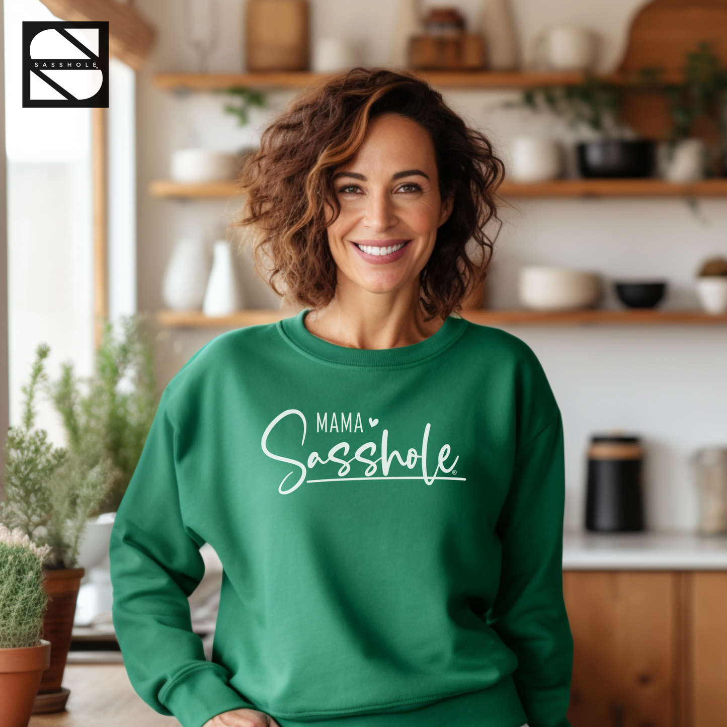 women's irish green graphic sweatshirt