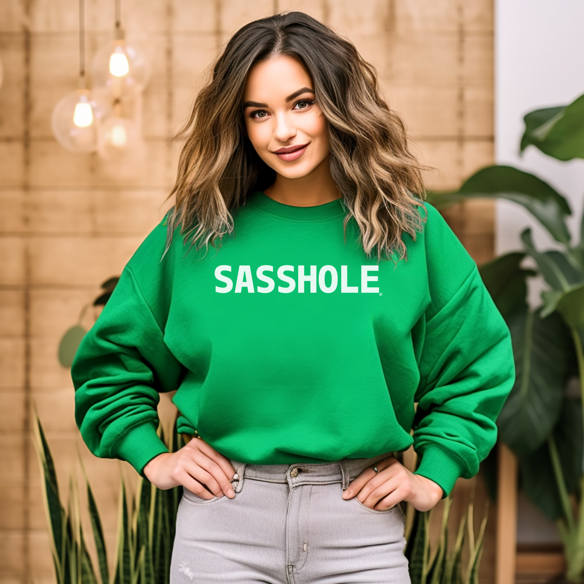 Women's Irish green graphic sweatshirt