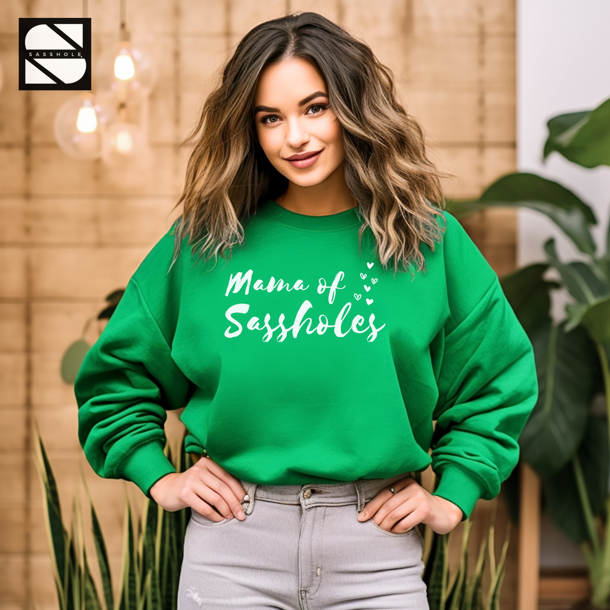 sweatshirt women's irish green