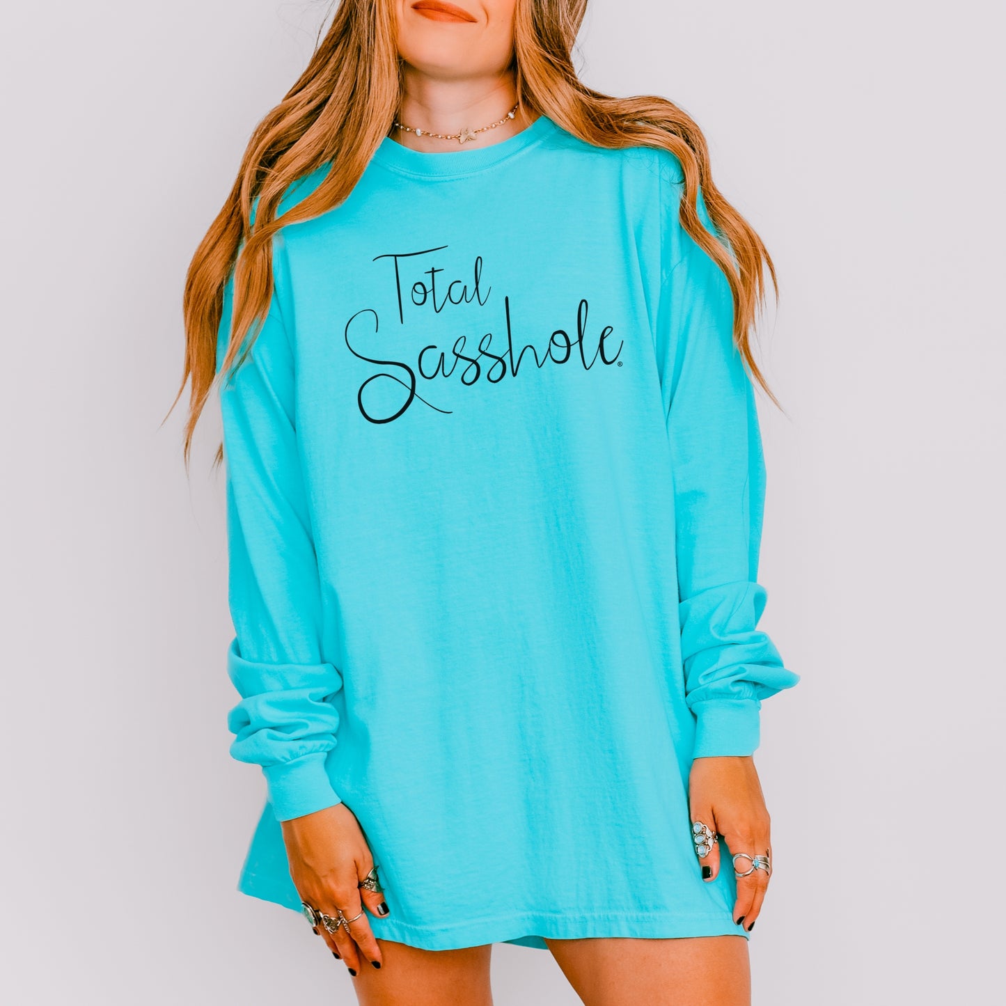 Total Sasshole® Women’s Long Sleeve Tee – Bold, Cozy & Unapologetic