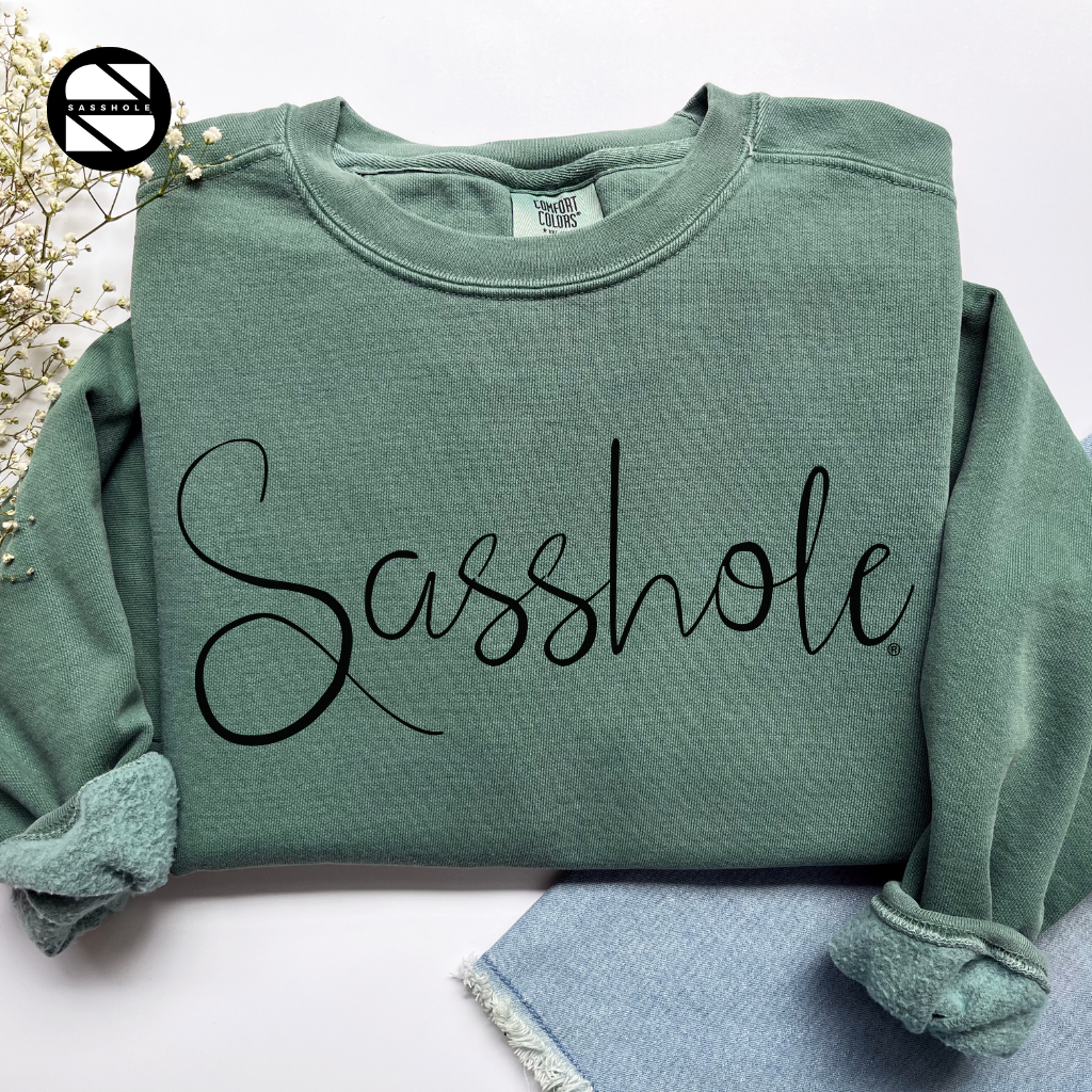 Sasshole LIght Green Womens Alternative Apparel Sweatshirt