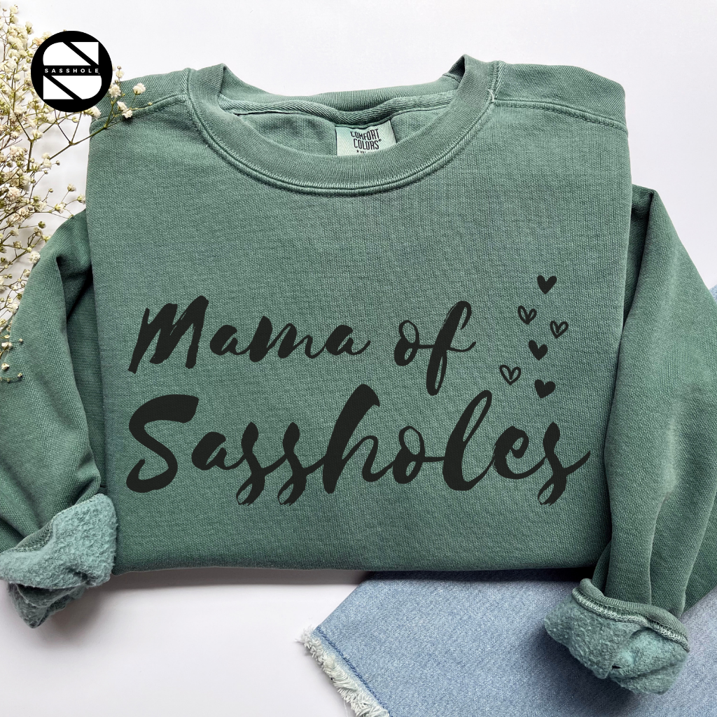 Women's Vintage LightGreen Sasshole Sweatshirt - Bold & Stylish Fashion