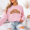 70's Inspired Sasshole®: Chic & Retro Rainbow Women's Vintage Sweatshirt