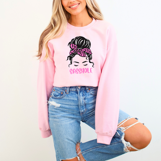 Sasshole® Icon Women's Sweatshirt - Fierce & Fabulous