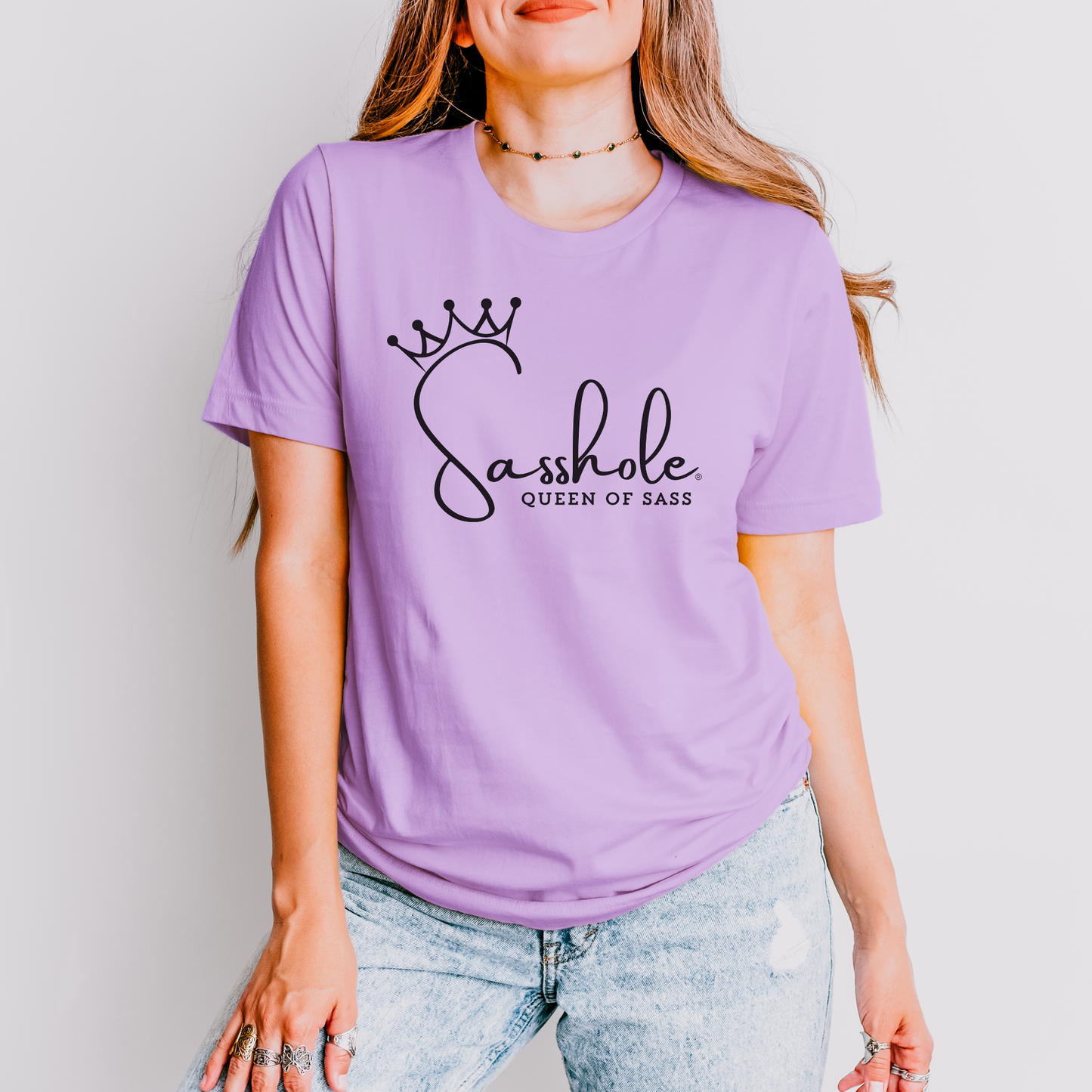 Sass in Charge: Sasshole® - Queen of Sass Women's Shirt