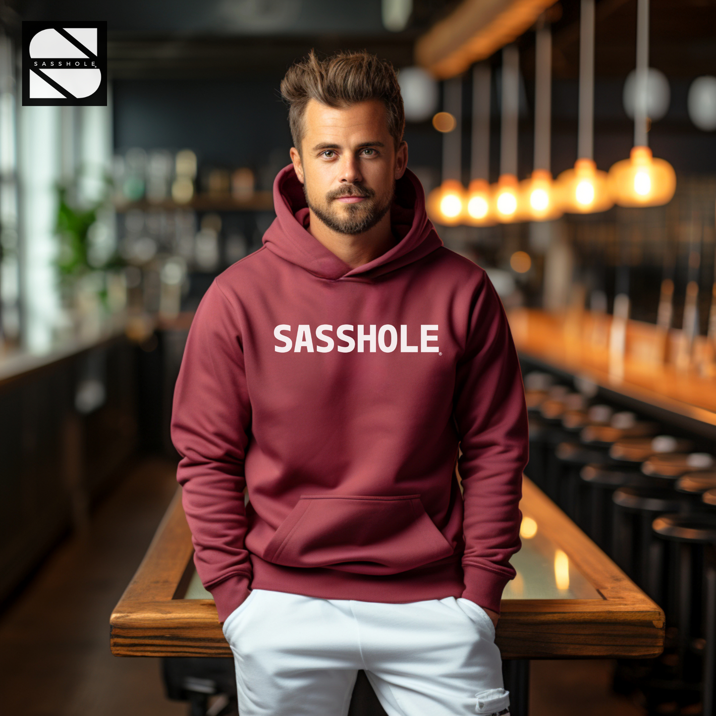 mens hoodies maroon