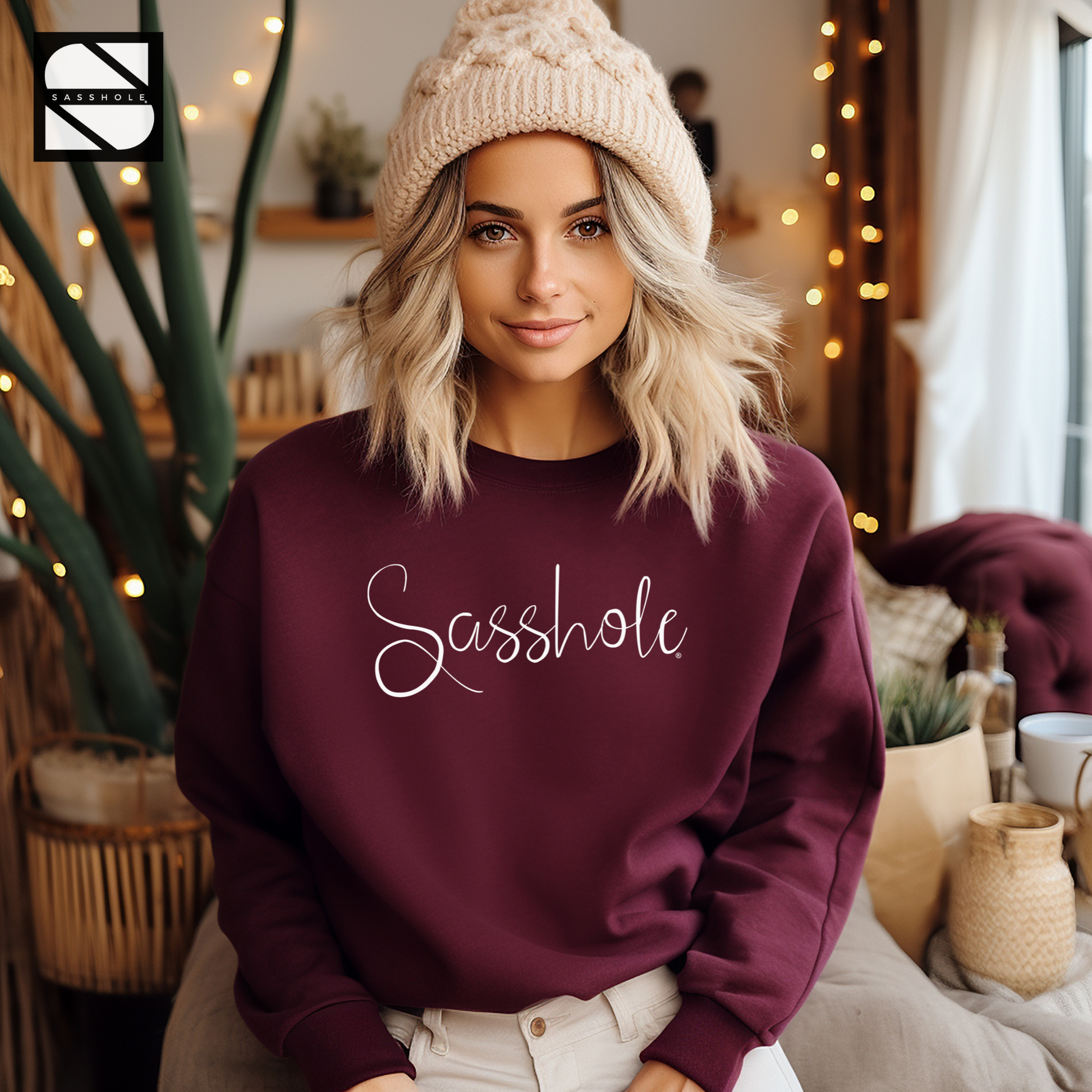 sweatshirts women's maroon
