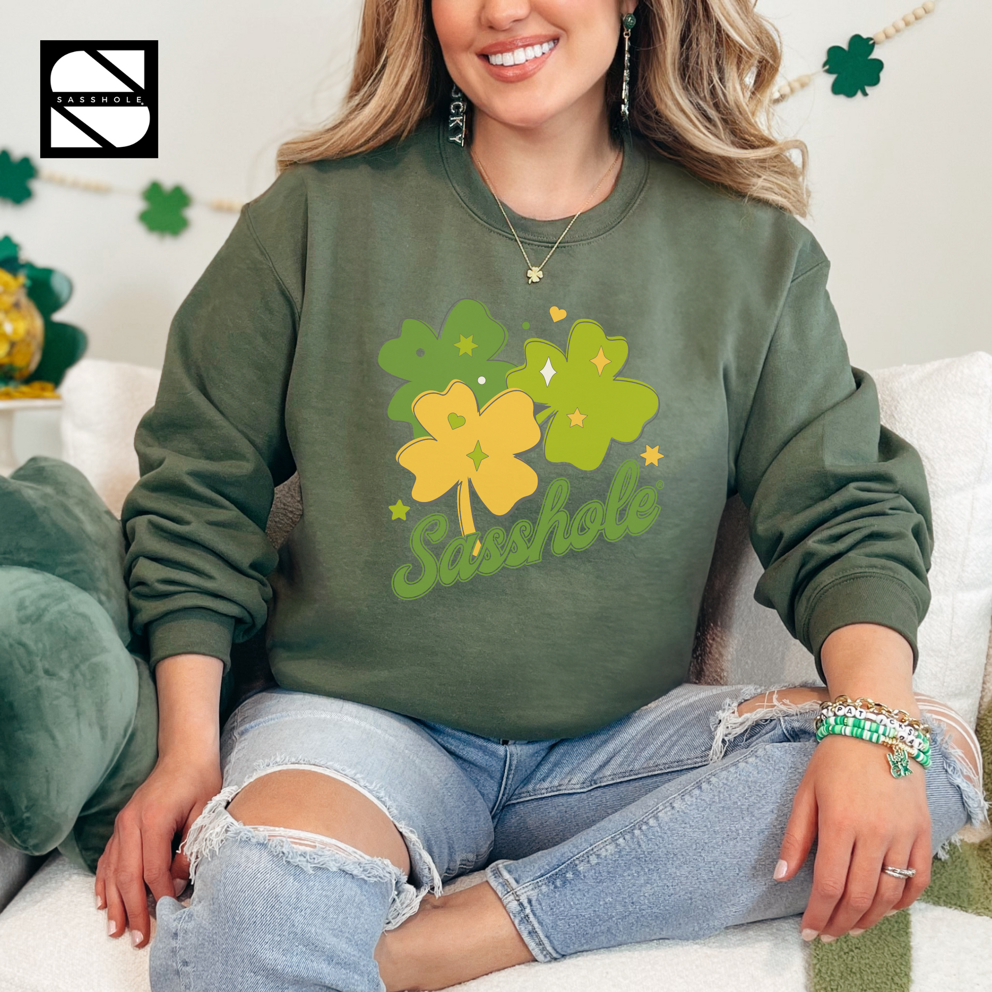 women's shamrock sweatshirts, Women's Clothing, unisex St. Paddy's Day tops, Unisex, unique st patrick's day shirts, unique Irish designs, trendy March 17th tops, Sweatshirts, stylish hooded sweatshirts, St. Patrick's Day Sweatshirts & Shirts, St. Patrick's Day Sweatshirts & Hoodies, St. Patrick's Day sweatshirt, st patricks day sweatshirts, shamrock hoodies, sassy St. Patrick's apparel, Regular fit, men's festive hoodies, Men's Clothing, Irish-themed jumpers