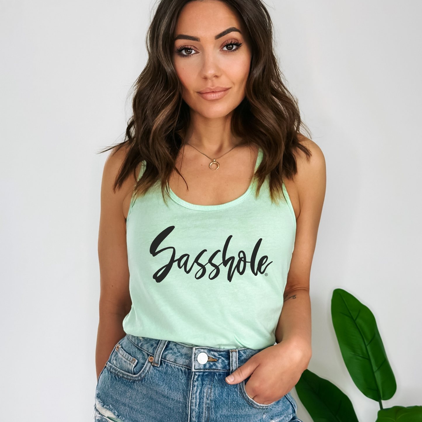 Sasshole® Signature Women's Tank Top - Boldly Simple, Simply Bold