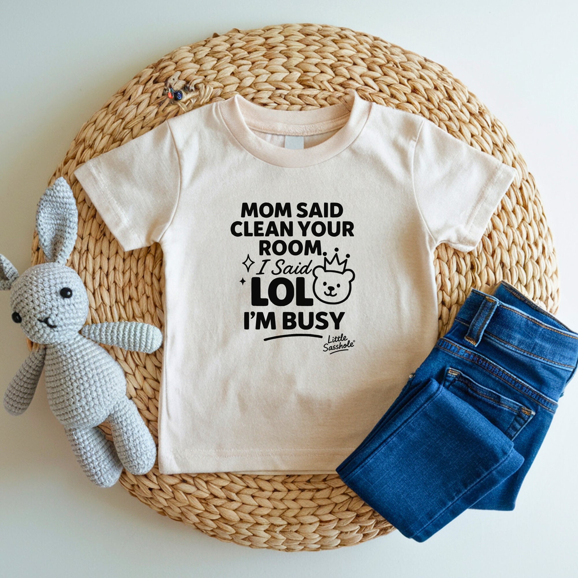 Image of LOL I’m Busy Toddler Tee – Little Sasshole® Funny Girls T-Shirt