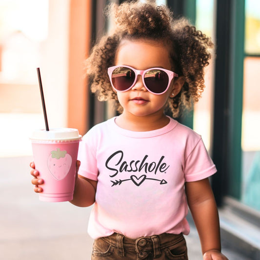 Sassy & Sweet: Toddler Girl's Sasshole®-Inspired Shirt