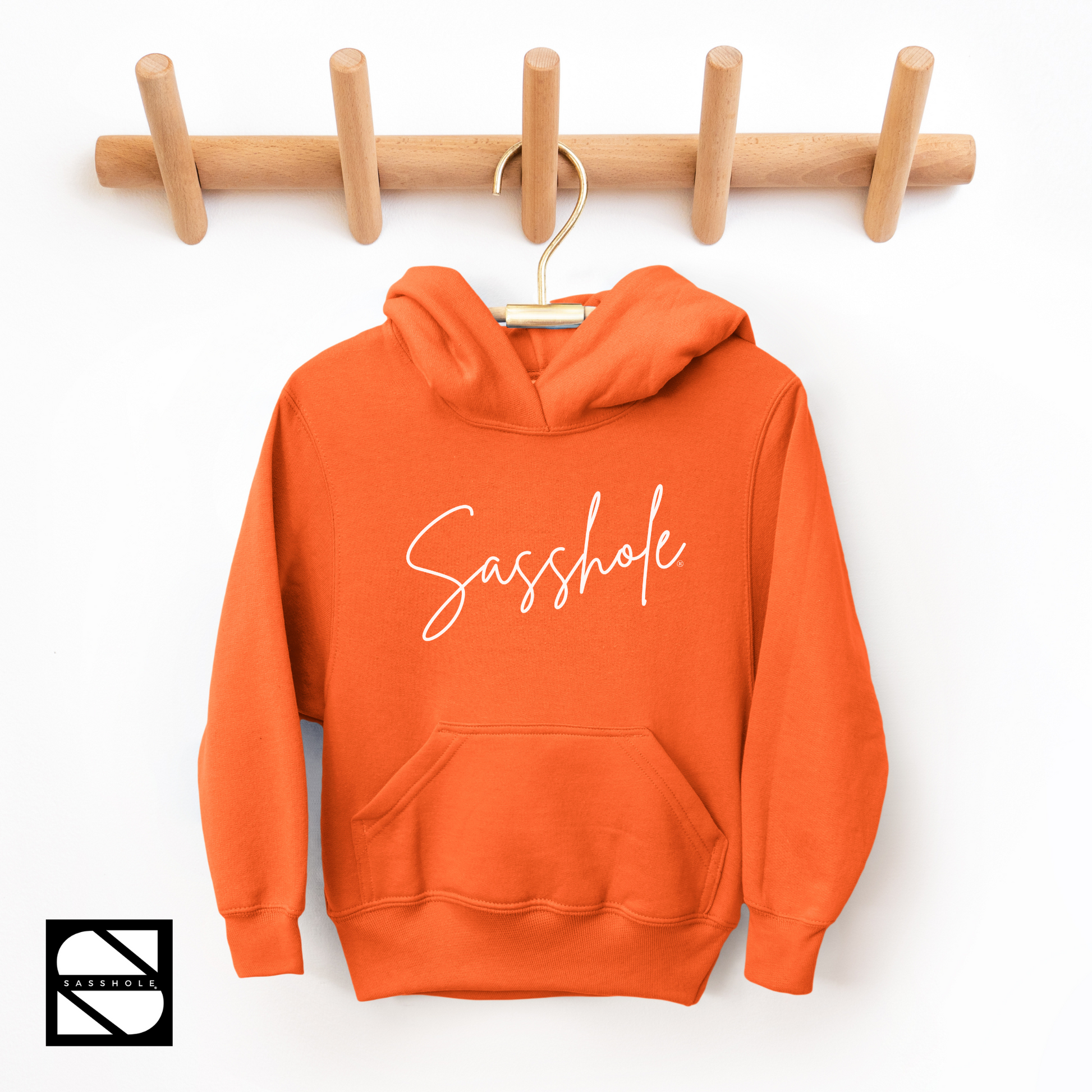 girls hoodie orange