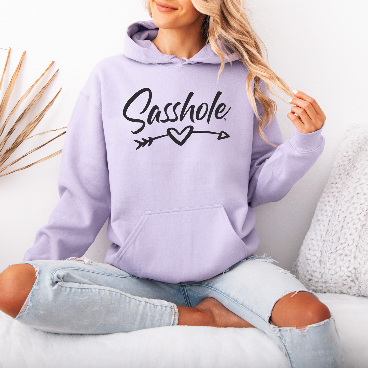 Fearless & Fabulous: Trendy Women's Sasshole® Hoodie