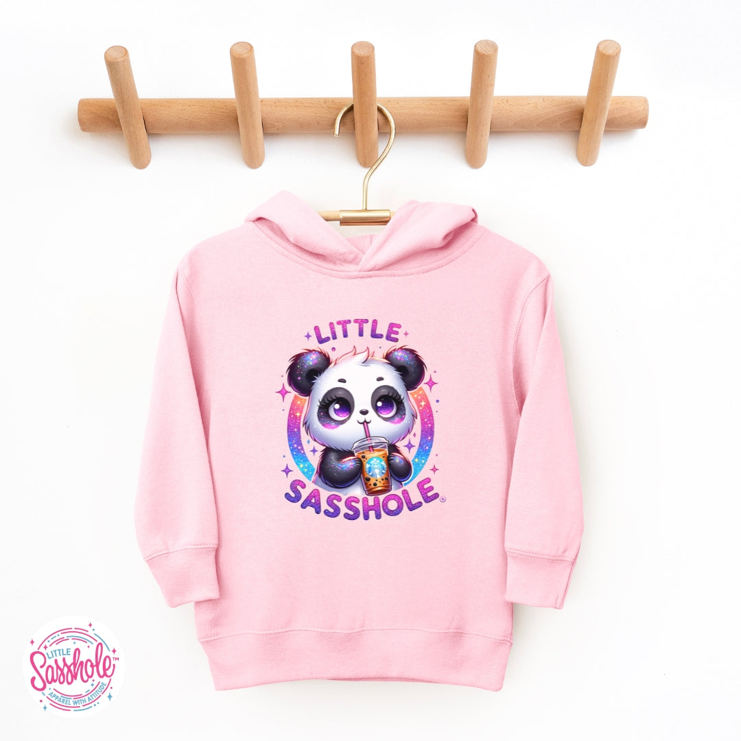 Image of Little Sasshole™ Panda Toddler Hoodie – Cute Funny Kids Pullover