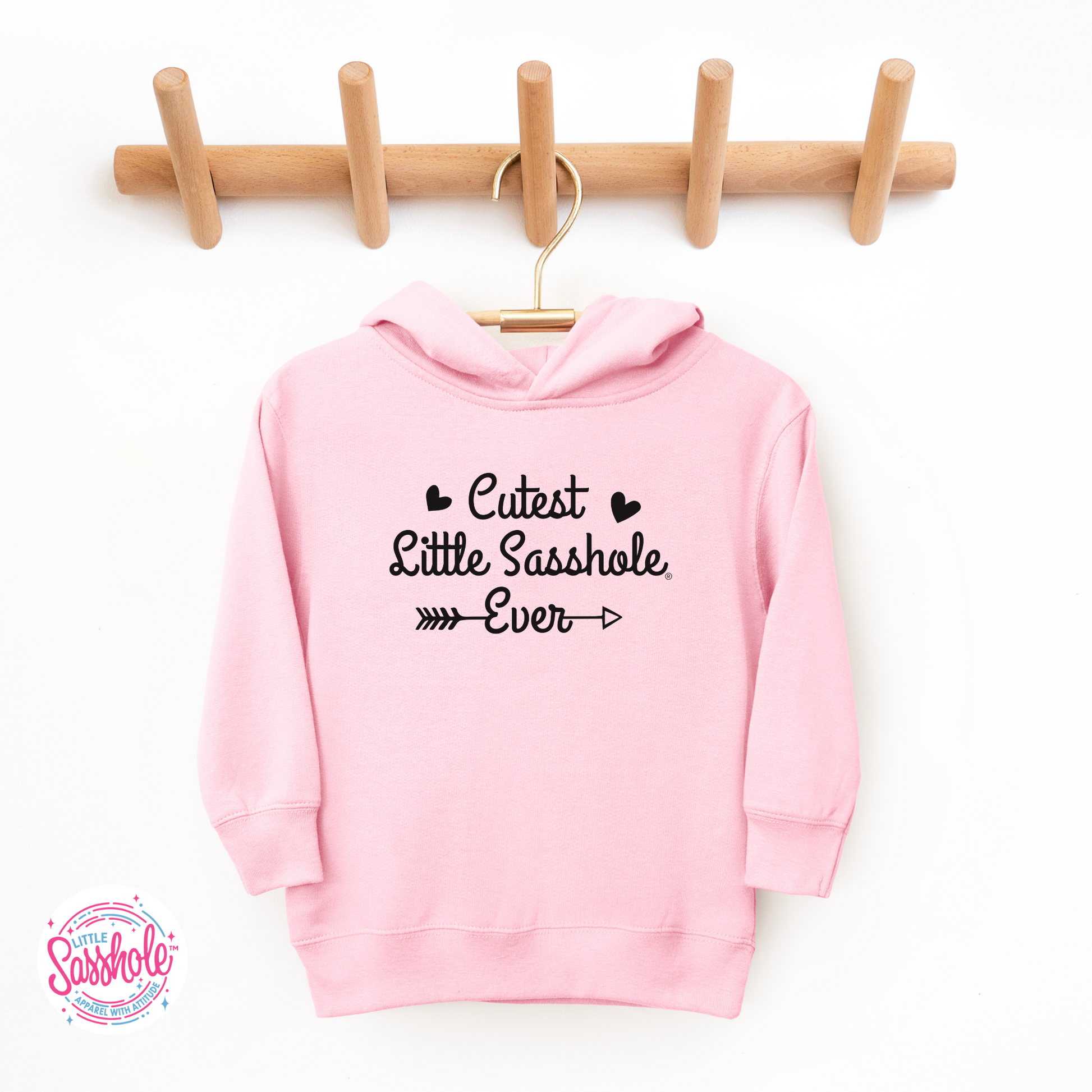 Pink Toddler Girls Hoodies