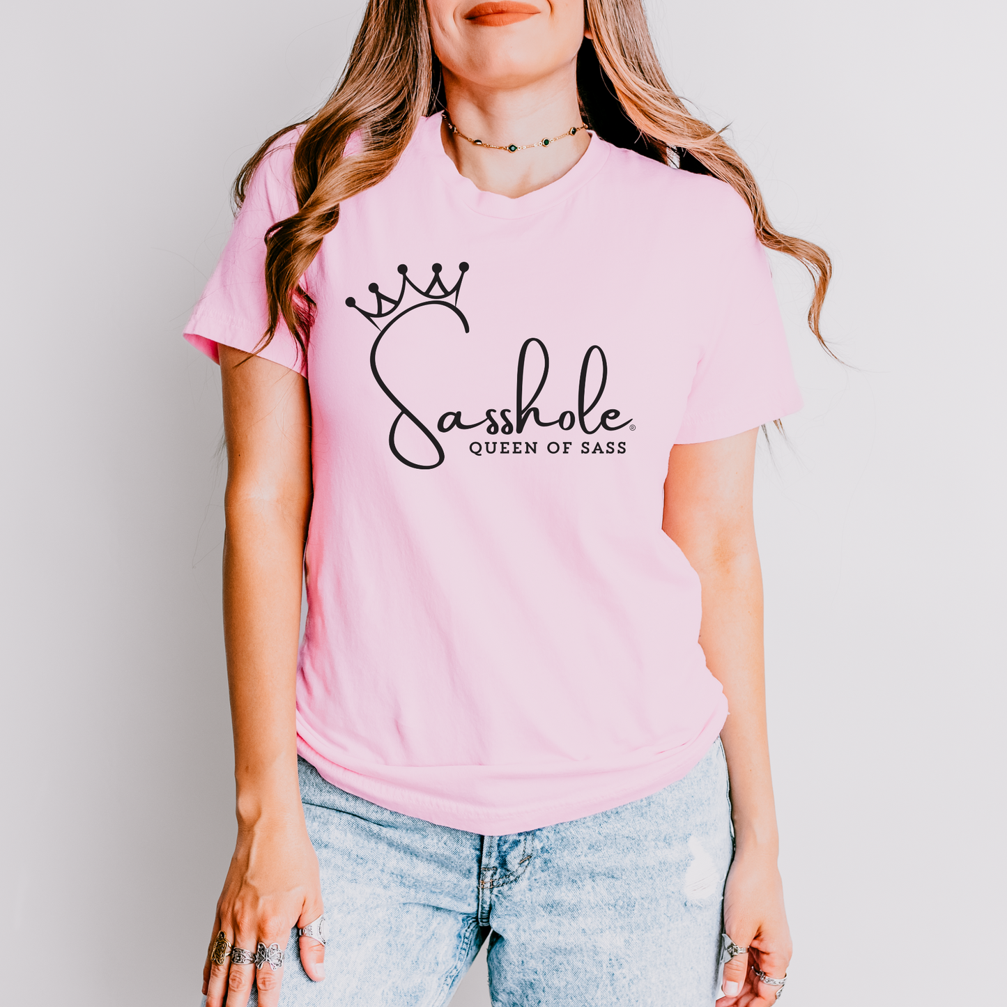 Sass in Charge: Sasshole® - Queen of Sass Women's Shirt