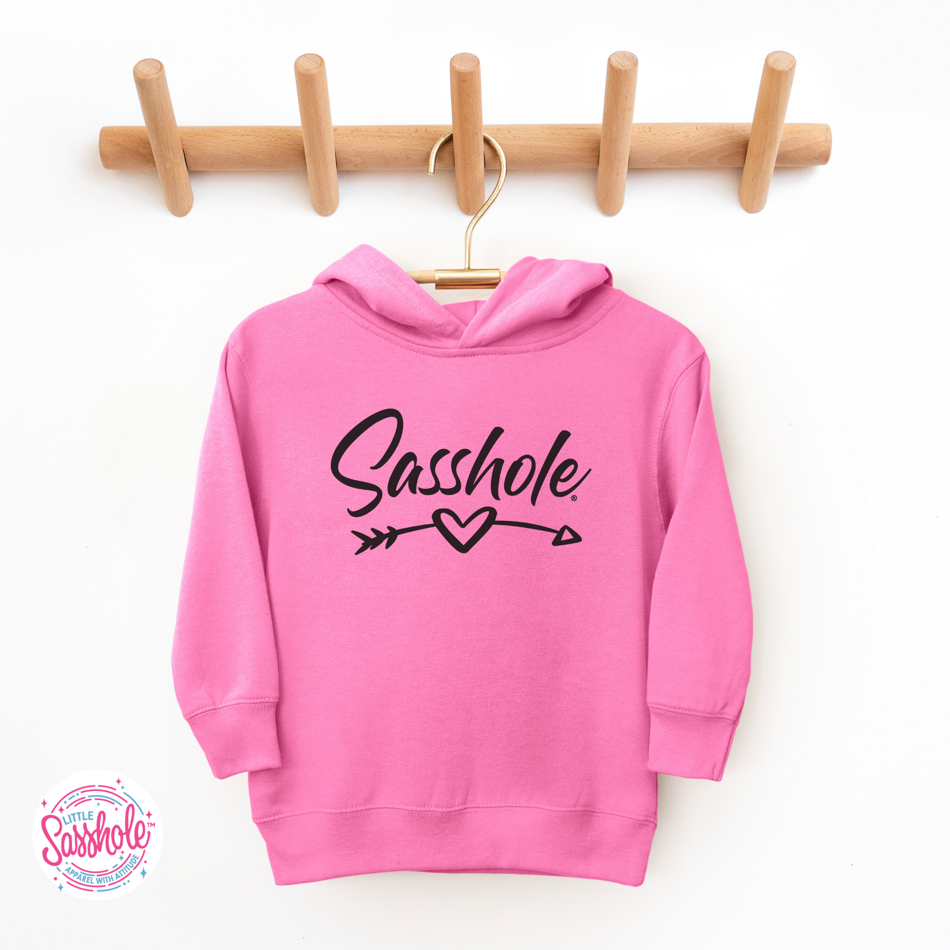 girls hoodie raspberry