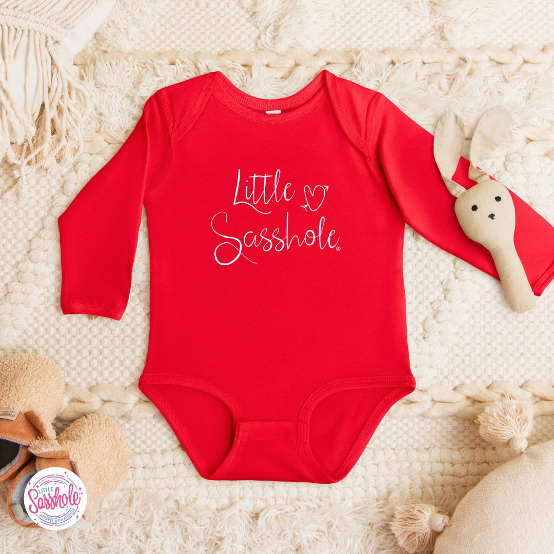 Image of Little Sasshole™ Baby Bodysuit – Cute, Cozy & Full of Attitude