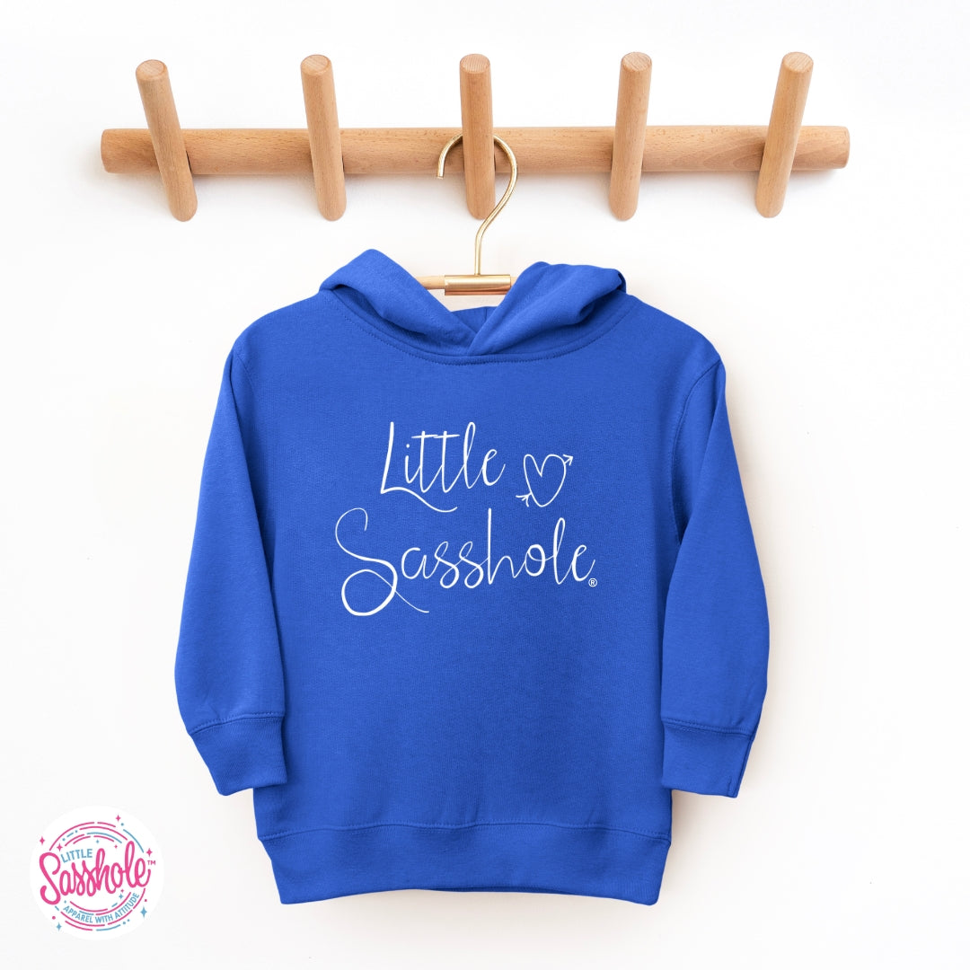 Image of Little Sasshole™: Hoodie of Mischief Toddler Girl’s Cute Hoodie