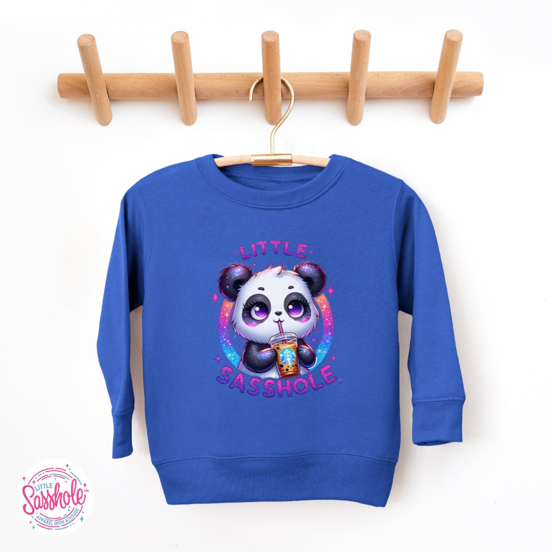 Little Sasshole™ Panda Toddler Sweatshirt – Cute, Cozy & Full of Attitude