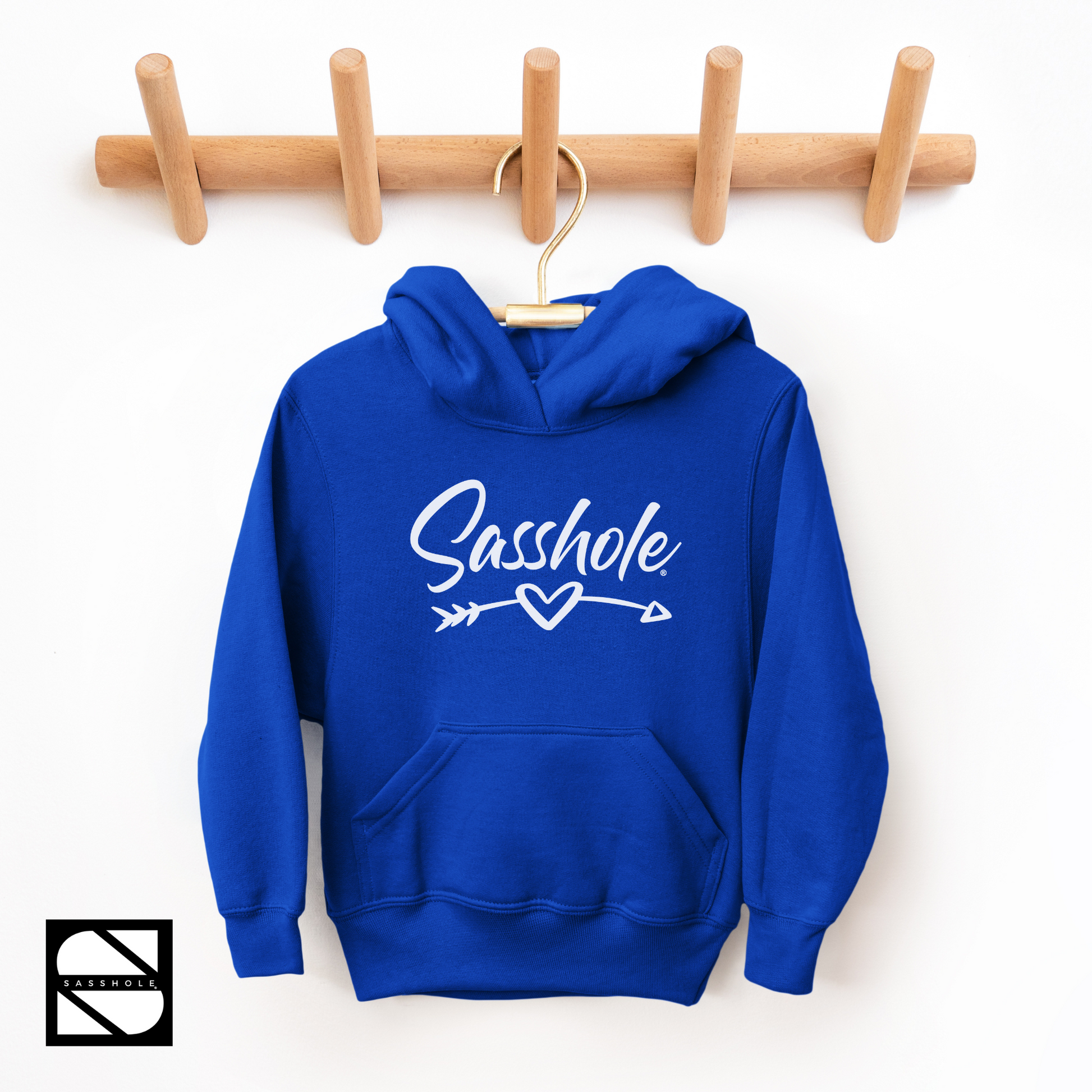 girls hoodie royal blue