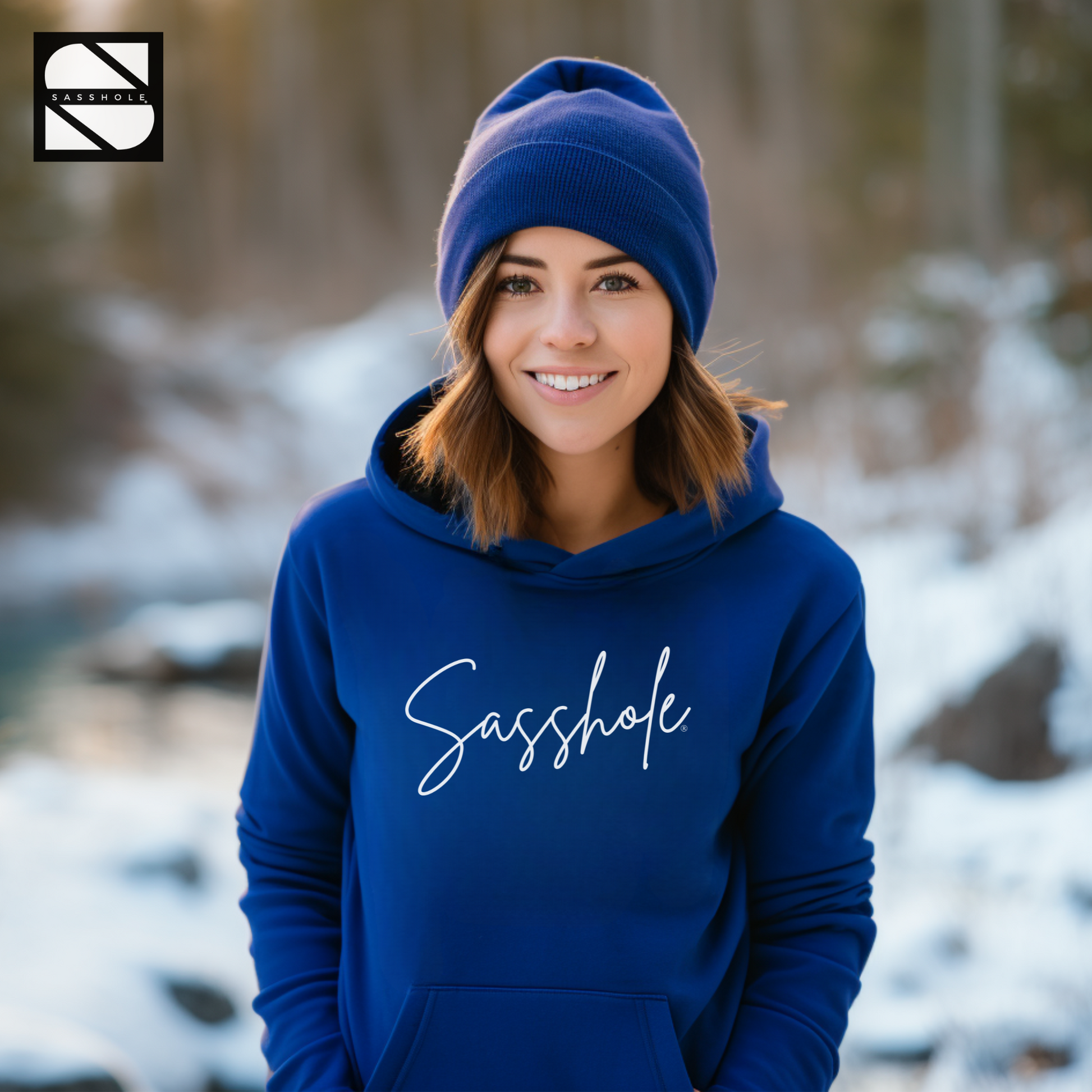 Women's Funny Royal Graphic Hoodie