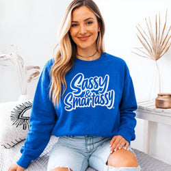Image of Sassy & Smartassy® Women’s Classic Fit Sweatshirt – Bold, Comfy & Effortlessly Sassy