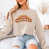70's Inspired Sasshole®: Chic & Retro Rainbow Women's Vintage Sweatshirt