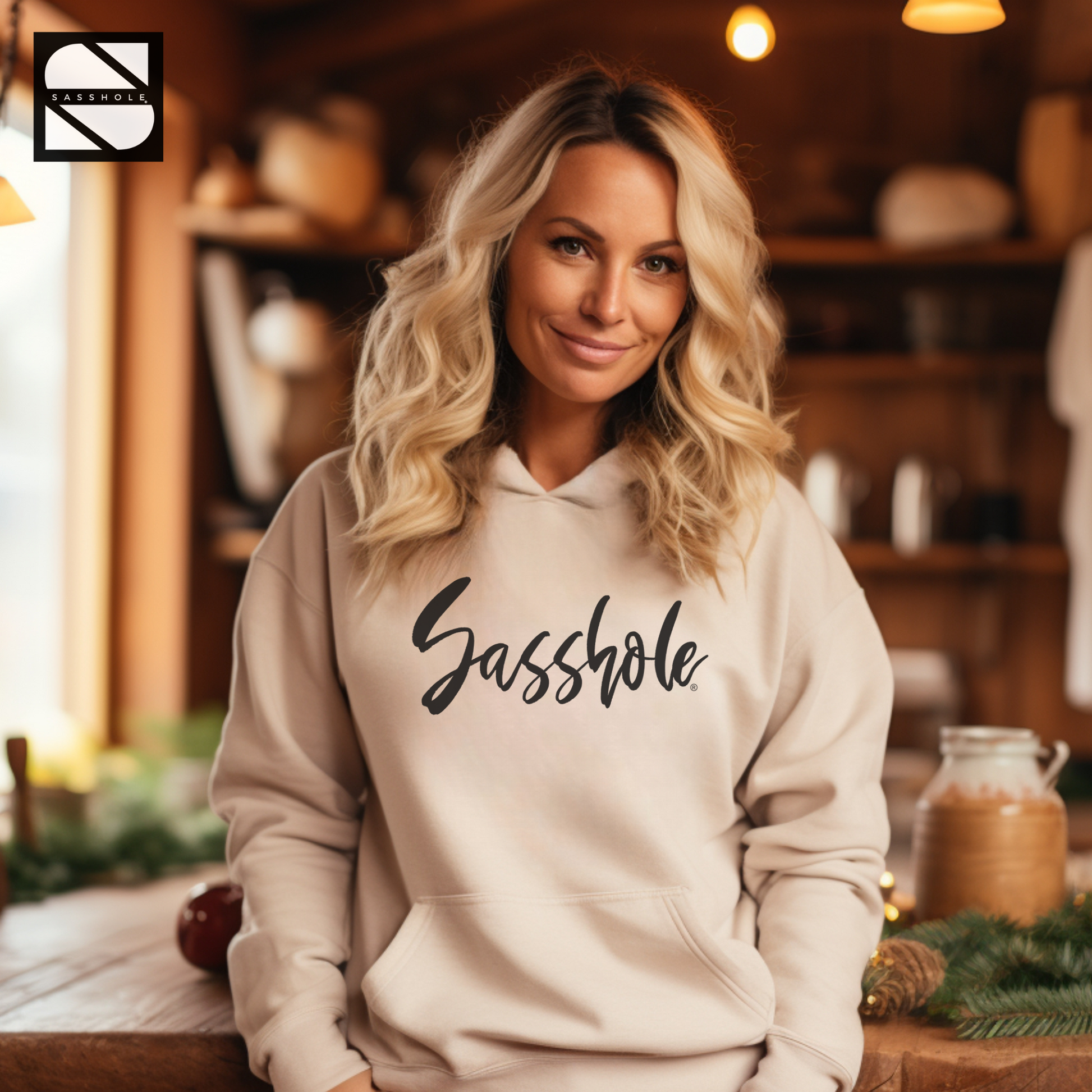 Women's Funny Sand Graphic Hoodie