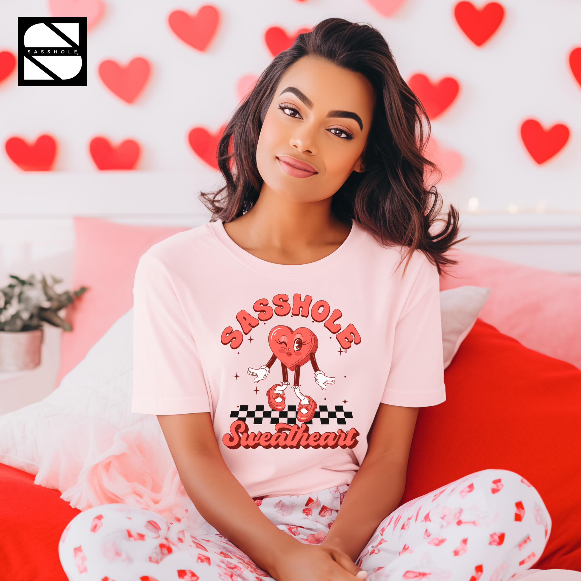 Valentine Shirts For Women Soft Pink