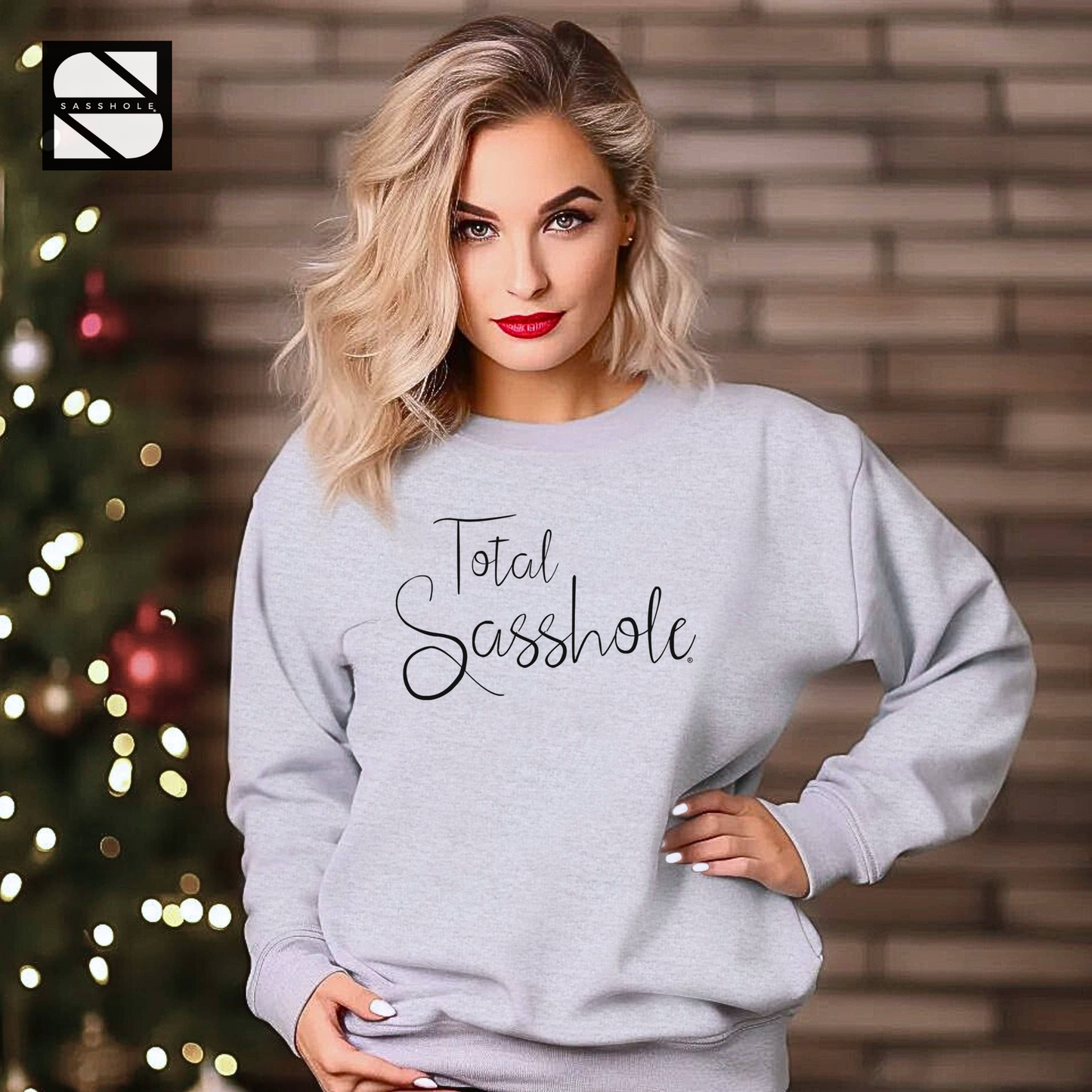Total Sasshole®: Trendsetting Women's Sweatshirt