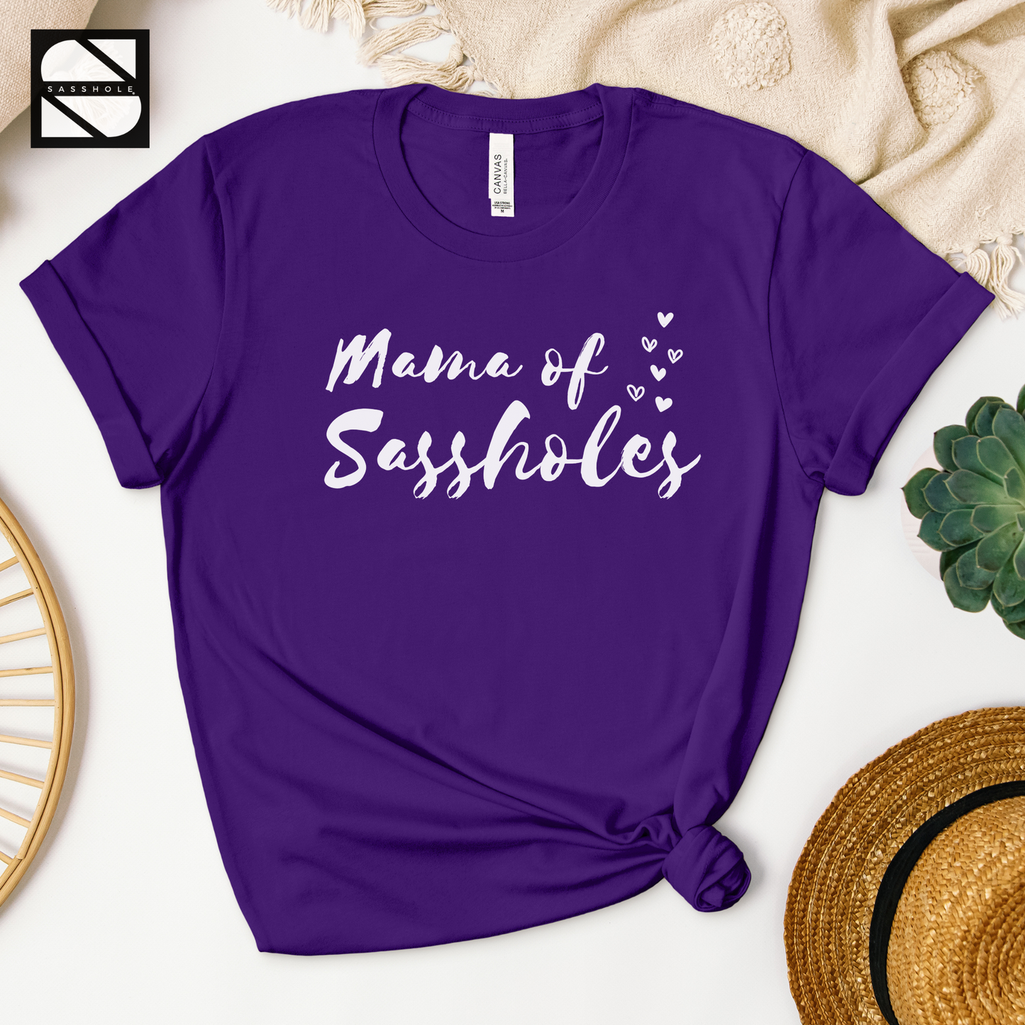 women's shirts funny team purple