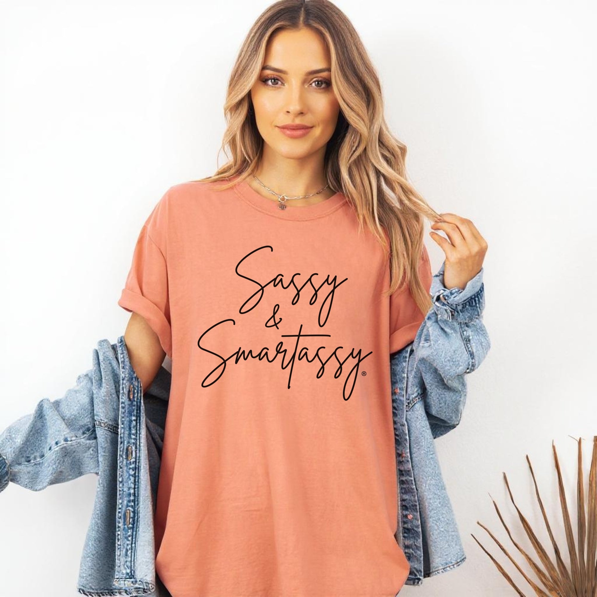 Image of Sassy & Smartassy® Comfort Colors® T-Shirt – Funny Women's Graphic Tee