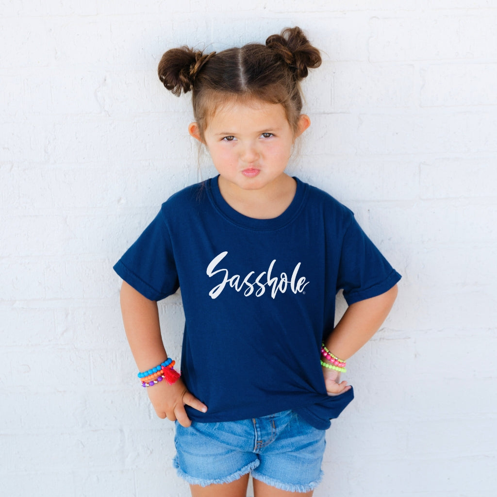 Image of Sasshole® Youth T-Shirt – Cute & Comfy Comfort Colors® Graphic Tee for Bold Kids