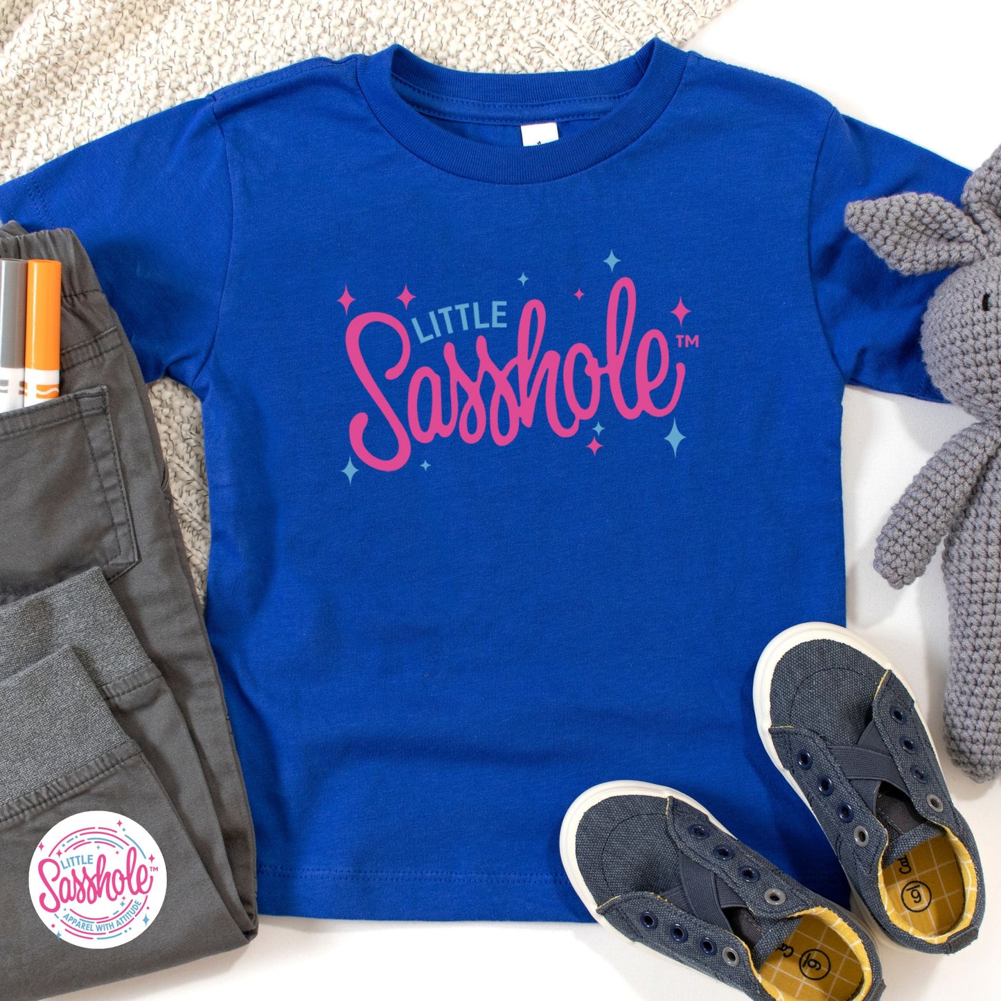 Sparkle Like a Sasshole: Little Sasshole™ Toddler T-Shirt Delight