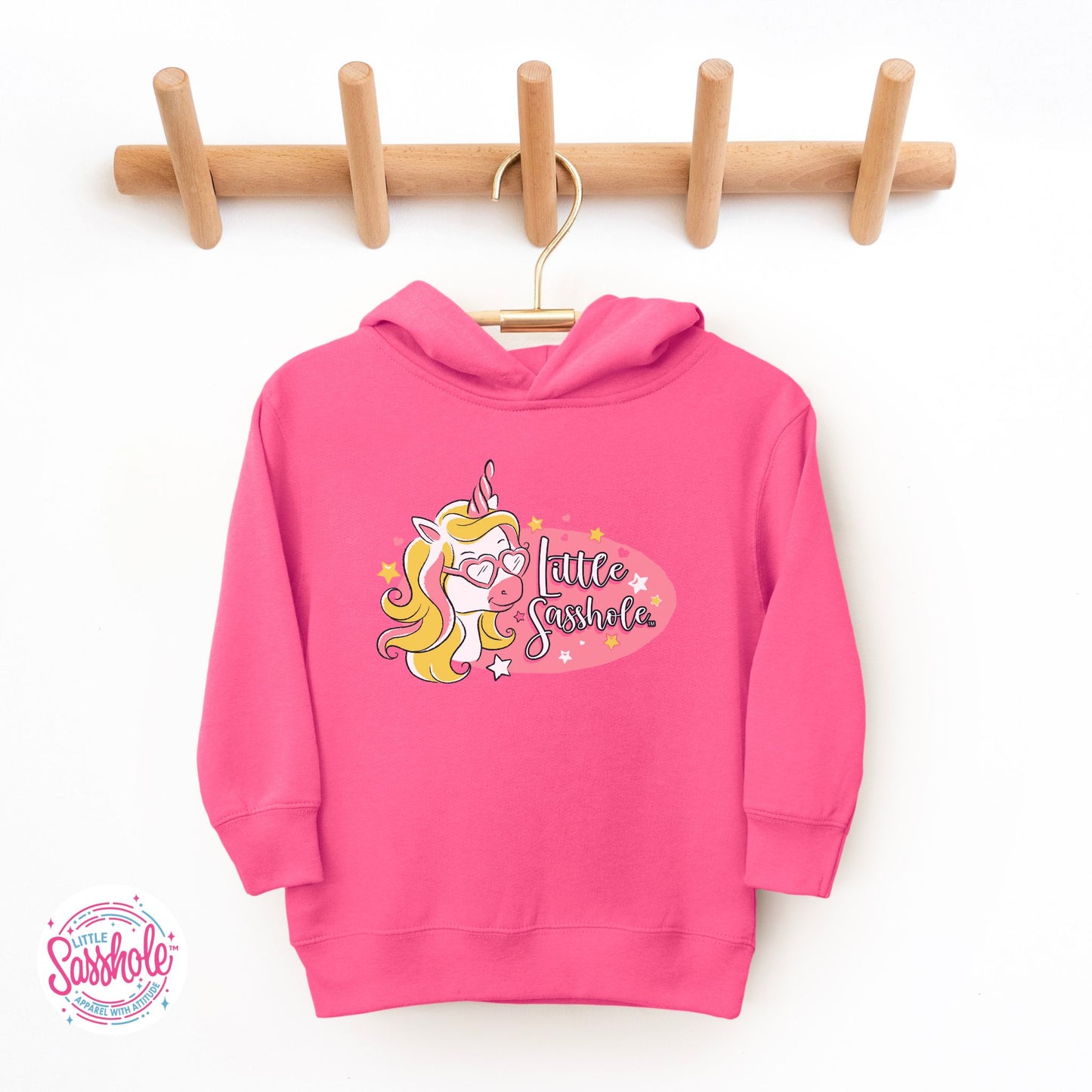 Hot Pink Toddler Girls Hoodies