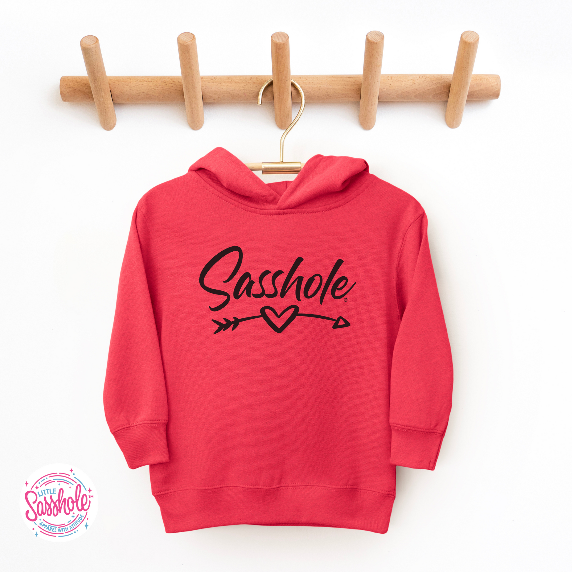 girls hoodie vintage red