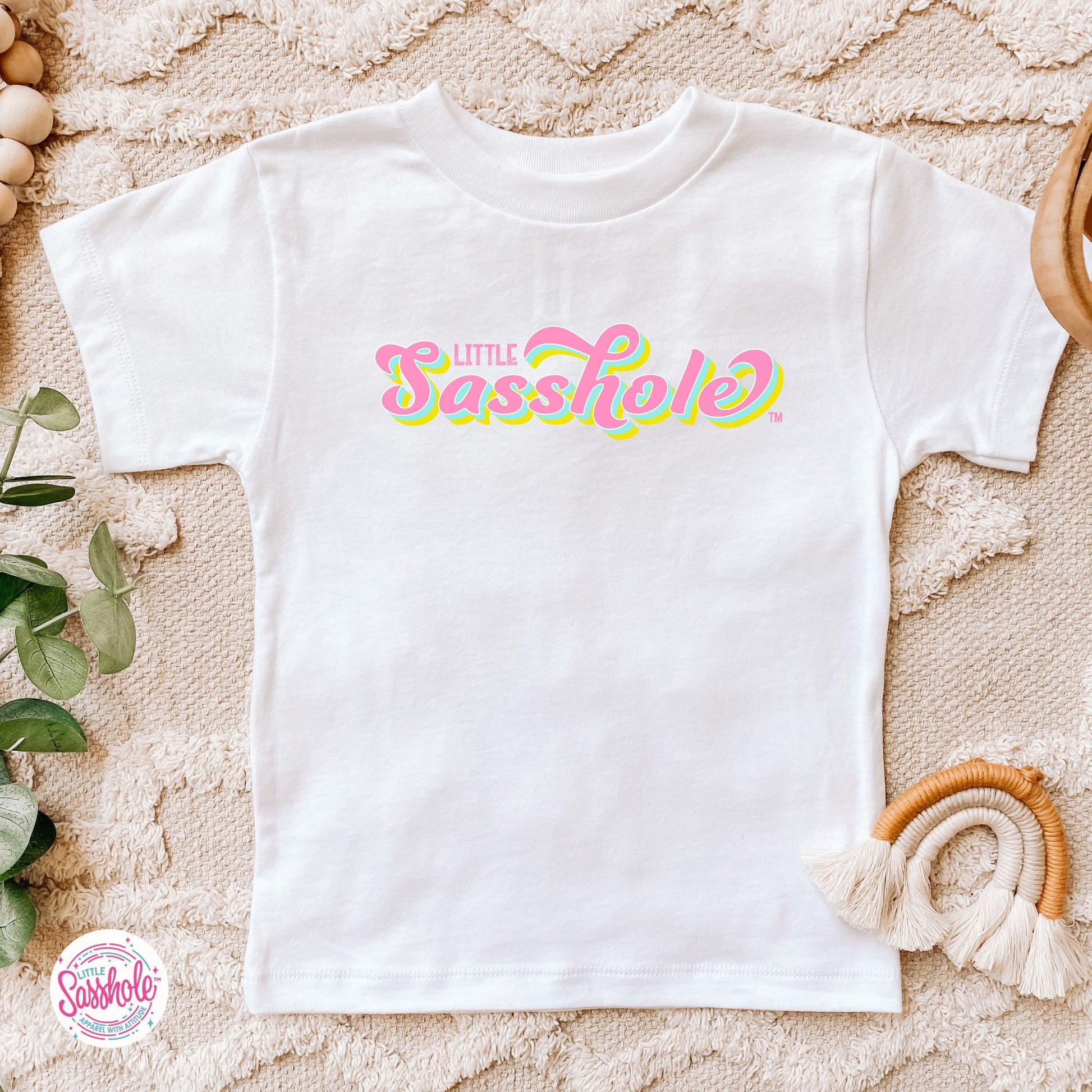 funny white toddler tshirt