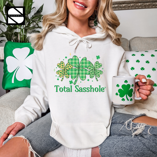 St Patricks Day Hoodie Women White