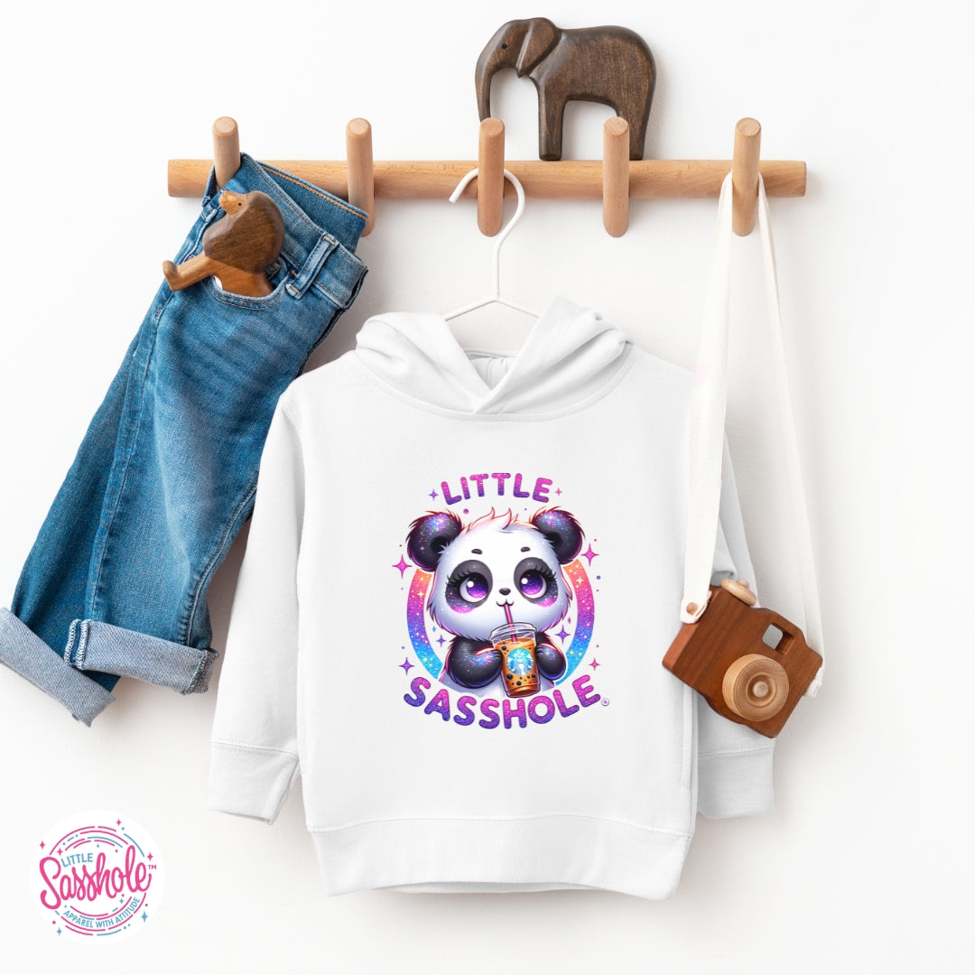 Little Sasshole™ Panda Toddler Hoodie – Cute Funny Kids Pullover