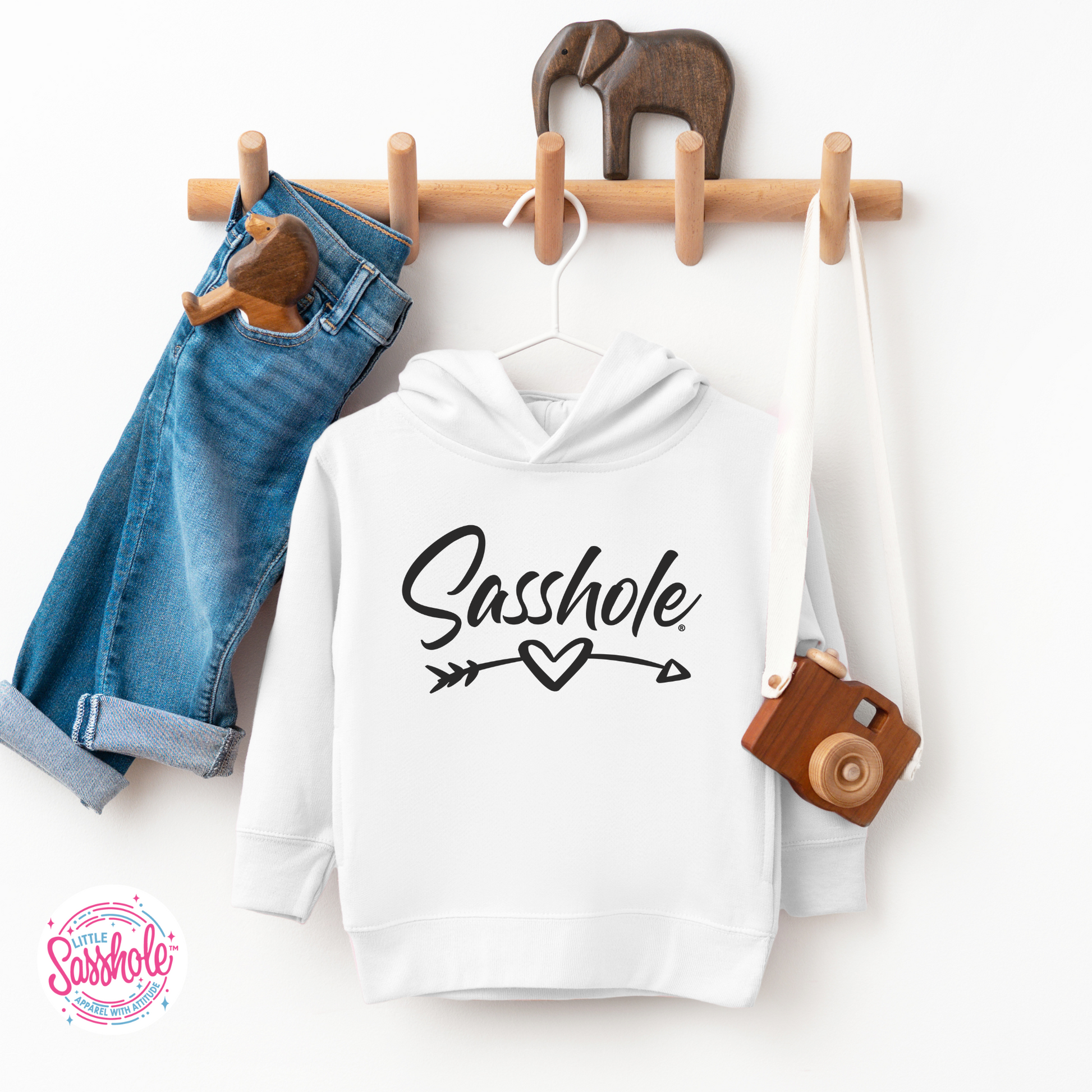 girls hoodie white