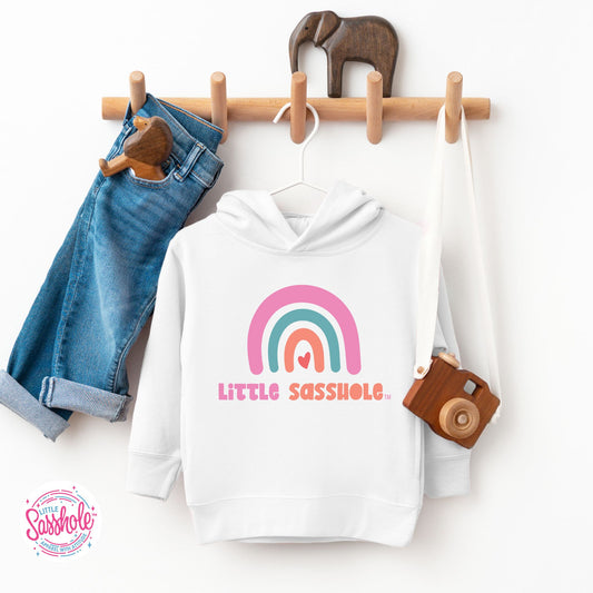 white toddler hoodie