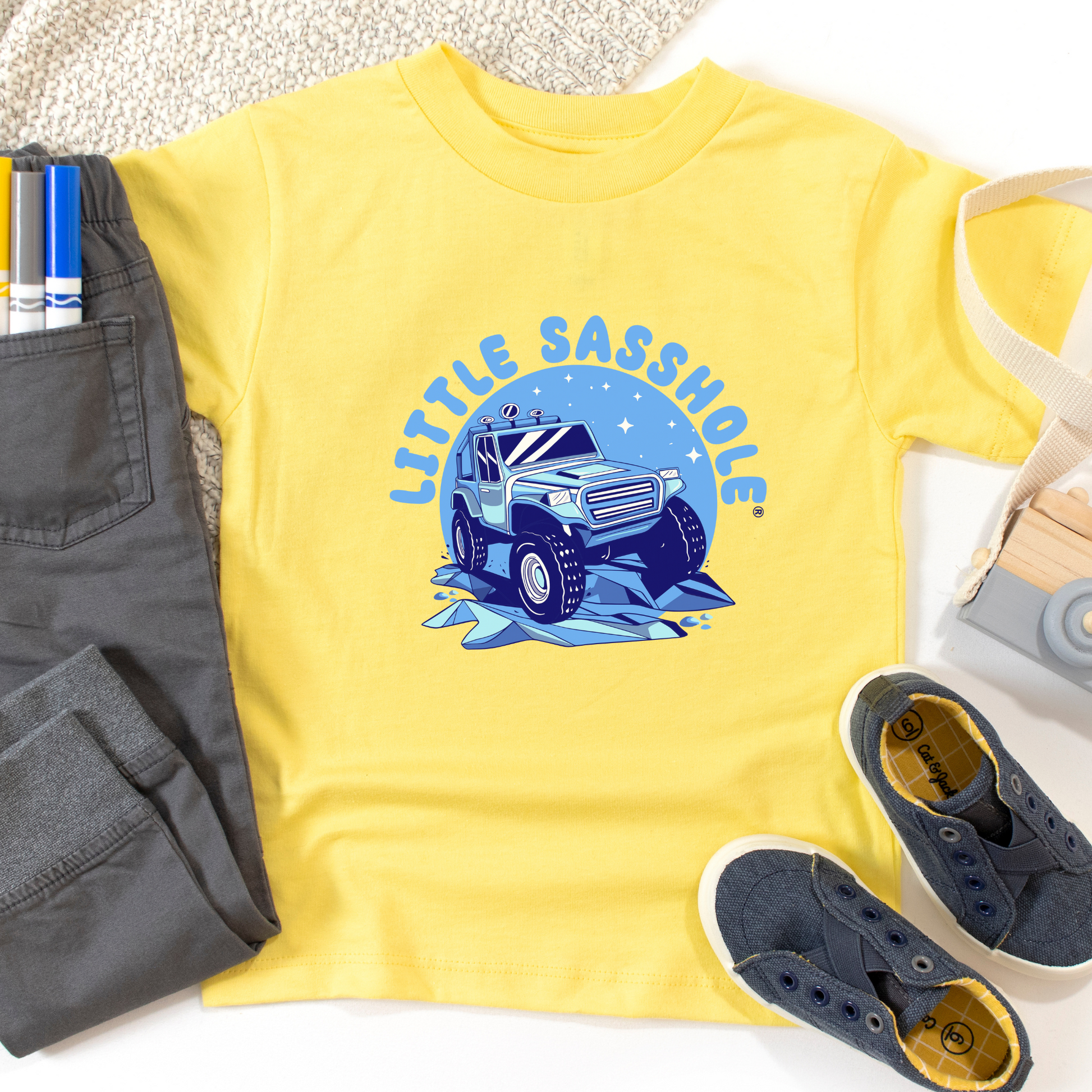 funny tshirts for kids yellow