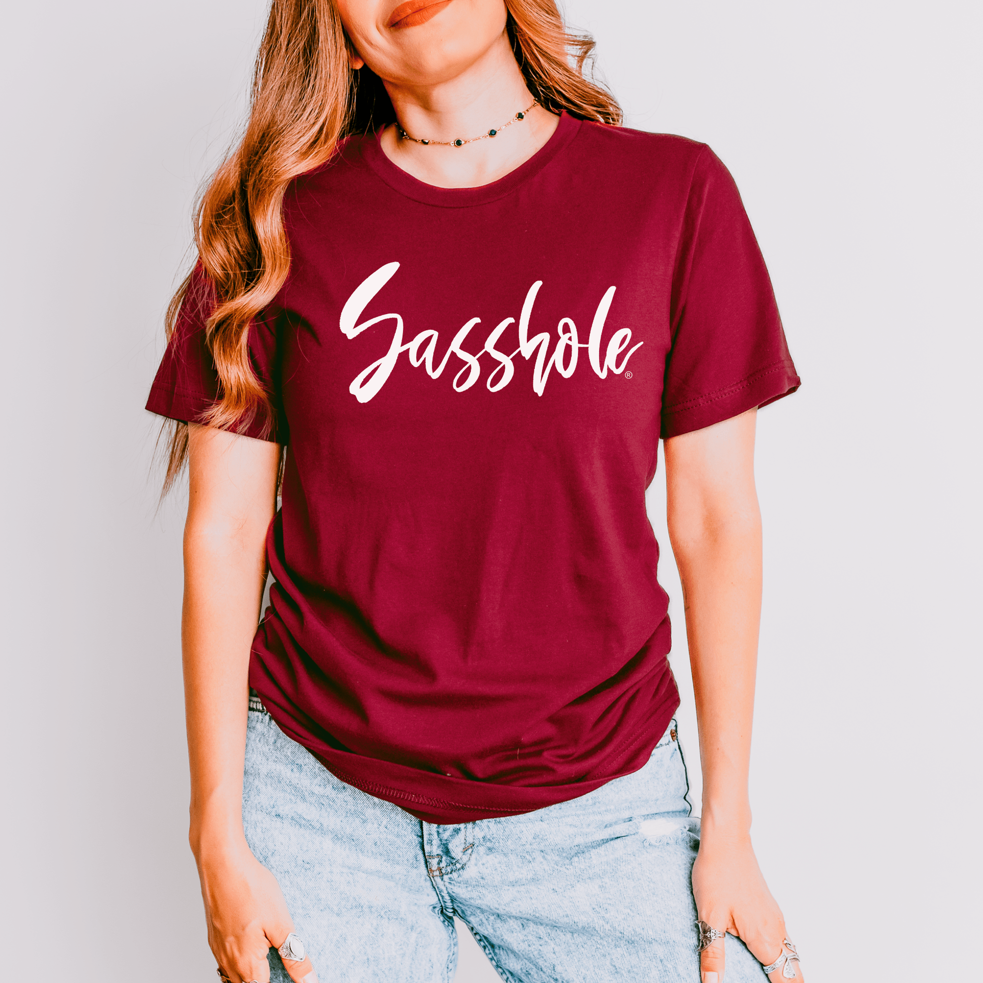 Image of Attitude Elevated: Rock Your Unique Style Sasshole® T Shirts for Women - Funny Graphic Tee by Sasshole® Clothing