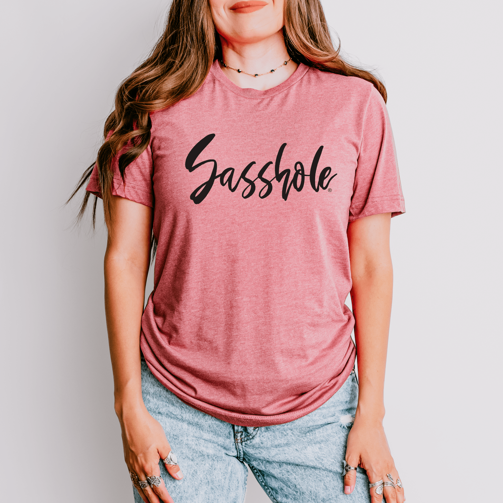 Image of Attitude Elevated: Rock Your Unique Style Sasshole® T Shirts for Women - Funny Graphic Tee by Sasshole® Clothing