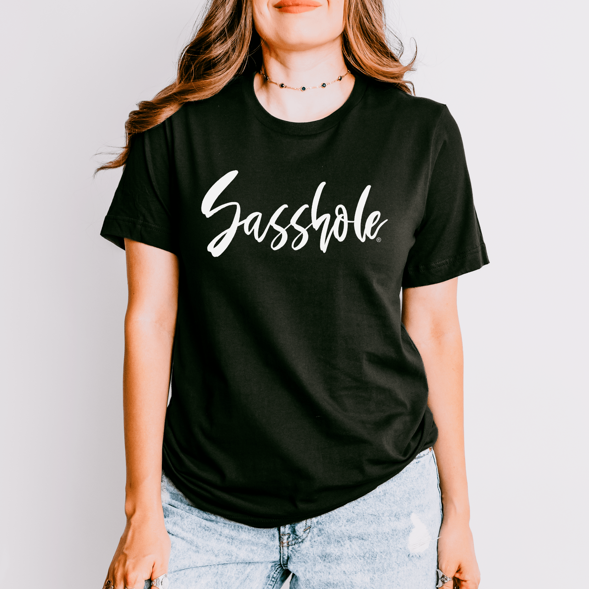 Image of Attitude Elevated: Rock Your Unique Style Sasshole® T Shirts for Women - Funny Graphic Tee by Sasshole® Clothing