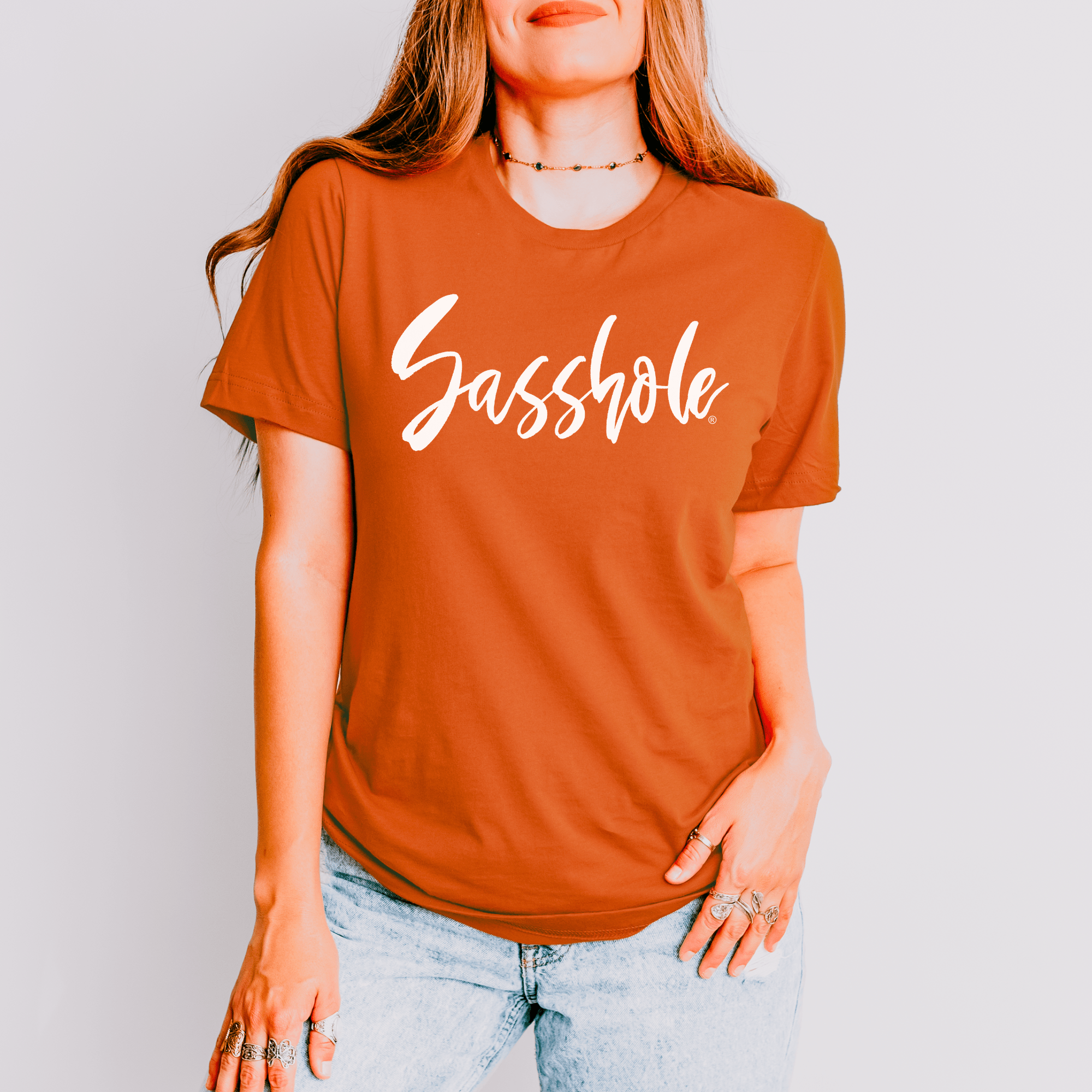 Image of Attitude Elevated: Rock Your Unique Style Sasshole® T Shirts for Women - Funny Graphic Tee by Sasshole® Clothing